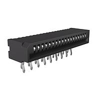 Amphenol FCI HLW18R-2C7LF Board Mount 1.00mm Flex Connectors, HLW-R series, 18 Position, Side Entry Non-ZIF Connector, 1mm (0.039inch) Pitch, Kinked Terminal