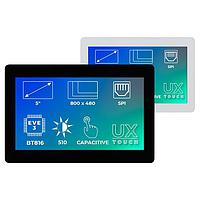 Riverdi SM-RVT50UQBNWC01 TFT LCD Displays 5.0", EVE3, uxtouch, BLK CG, 0.5mm DST