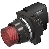 SIEMENS 52BL4B2XB Pilot Light PIL LT,NEMA4X,FV 6V,LED,RED,PLASTIC