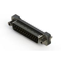 EDAC 627-025-226-217 D-Sub Connectors - Standard Density Vertical Plastic Body D-Sub Connector