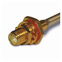 Amphenol RF 132106 Connectors SMA BULKHEAD JACK .141 Semi-Rigid Cbl