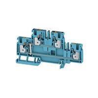 Weidmuller 2540030000 DIN Rail Terminal Blocks A2T 4 VL BL