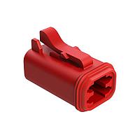 Amphenol SINE Systems AT06-4S-RED Connectors A SERIES-AT-CONNECTORS
