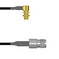 Amphenol Custom Cable Q-2P04G0003120i RF Cable Assemblies SMA-RJB/TNC-SJ G174 120I