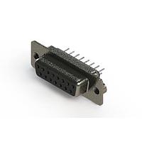EDAC 628-015-220-262 D-Sub Connectors - Standard Density Vertical Metal Body D-Sub Connector