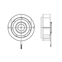 Delta Electronics, Inc. KFB2348HHUAYQ Blowers Blower, 225x25mm, 48VDC, 735.08CFM, Ball, 4Leads, Lock Rotor, Tach/PWM, IP54