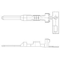 Yazaki 71141471 Terminals TERM 070 SWP M 1.8MM SLD