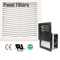 Altech AFF-4020B-24VDC Filter Fan Filter Fan 24VDC 132CFM, Black