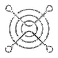 Qualtek Electronics 08148 Guard 50mm Wire Form Fan Guard, Bright Nickel Chrome Finish