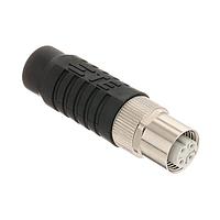 AMP Connectors - TE Connectivity 1-2823446-1 Straight M12 DF4,CAT 5 RADOX 6.6MM,H & S