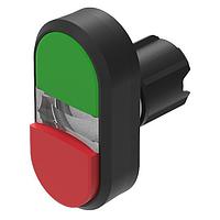 EAO 45-2K31.15T0.000 Switch Actuators Double pushbutton actuator illuminated green-red lenses level with/raised above front ring momentary front/housing plastic