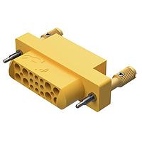 Amphenol Positronic GFSH89F1E Connectors Mixed Density Power Connector,8 size 16 and 9 size 22 contacts,Socket (Female),Crimp (contacts ordered seperately)