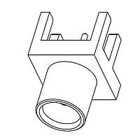 Amphenol RF 919-261J-71S PCB Connectors MCX End Launch Jack PCB 75 Ohm