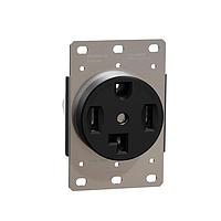 Square D SQR46301BK Outlets DRYER OUTLET 30A NEMA 14-30R BK