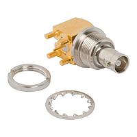 Amphenol RF 034-1140-12G Connectors RF CONNECTOR HD-BNC RIGHT ANGLE PCB