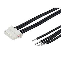 Molex 226431-1044 Discrete Wire Assembly Mini-SPOX-to-Pigtail (OTS) Cable ASSY 2.50mm Pitch SR 600mm LEN Tin, 4 Ckt