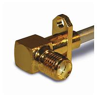 Amphenol RF 132324 Connectors SMA Right Angle Solder Jack 50 Ohm