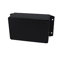 Bud Industries AN-2866-AB Electrical Enclosures Aluminum Enclosure with Mounting Flanges Black (6.3 X 3.9 X 2.4 In)