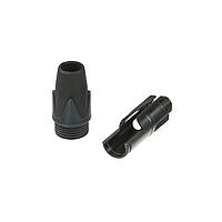 NEUTRIK BPX-L Phone Connectors BOOT - BLACK CHUCK TYPE STRN RELF