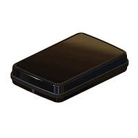 Serpac CX61DBKABK Hand Held CX-61 Series Waterproof Pocket Enclosure with Black Seal. Three-Piece Design, Polycarbonate Plastic, Integrated Waterproof Seal, IP 65, 66, 67; NEMA 4X, 12, 13 Ratings