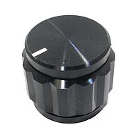 Eagle Plastic Devices 450-7032 Cylindrical Knob BLACK ALUM .87"D