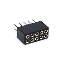 Mill-Max 853-43-010-10-001000 Interconnect Socket Strip .161" SOCKET 2R 10P