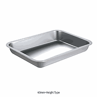 Daihan medical DM.Tra721S Tray & Lid, SS, 325×265×h40mm, approx-2.7Lit