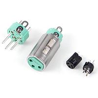 Switchcraft P3FBX Connectors XRL F SCREW-ON BLACK