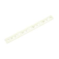 HellermannTyton MSMP5/109C2 Cable Tie Mounting Plates Cable Tie Mounting Plate, 8.05 x .62", 0.2" Hole Dia, 0.3" Max Tie Width, PA66, Natural, 100/pkg