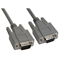 Amphenol Cables on Demand CS-DSPMDB09MF-002.5 D-Sub Cables CABLE DB9M/F DBL SHLD 2.5