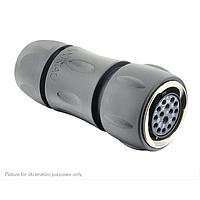 Eaton Souriau-Sunbank UTGX6JC14E15SW Plugs Plug, with cable gland backshell, with 15 female solder contacts, IP68/69K in unmated conditions, keying W