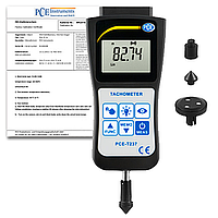 PCE T237-ICA Hand tachometer (99999 rpm, Incl. ISO Calibration Certificate)