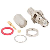 Amphenol RF 031-6877 Connectors RP-TNC Strght Crimp LMR-400, Bulkhead