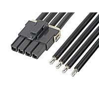 Molex 216401-1042 Single Ended Mega-Fit SR R-S 4Ckt 300mm Cable