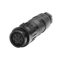 Amphenol Tuchel T 3438 548 Connectors STRAIGHT FEMALE CONN 7C GOLD 4-6MM