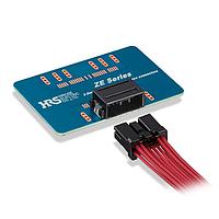 Hirose Electric ZE05-20DP-2H Connectors Right Angle Receptacle, DIP Solder Tabs, 20 Position