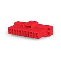 AMP Connectors - TE Connectivity 1-1376391-2 Plug Housing 5MM POWER KEY 6P PLUG HSG RED