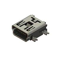 EDAC 690T205-66B-211 Mini USB Type B Connectors USB Type-B Mini   30 " Au plating right angle SMT LCP insulator blk
