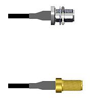 Amphenol Custom Cable Q-1T0710003011i RF Cable Assemblies N-SJB/SMA-SJ G174 11I