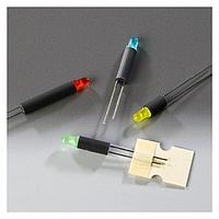 BIVAR ELM52503YD LED Circuit Board Indicators Vert LED Assembly 3mm Yellow 585 nm