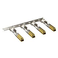 Amphenol SINE Systems SC000572G15 Headers & Wire Housings Socket contact, signal, 1.0x0.64mm, stamped & formed, 20-22AWG, 15 " gold plating