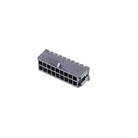 Molex 43045-1823 Shrouded Microfit 3.0 RA PTH clip 30Au DR 18Ckt