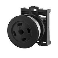 Eaton M22-DP-S-X Pushbutton Operators MOM MUSHROOM PB BLK BUTTONLESS