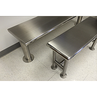 ShiZu SHZ-SUS-003 Cleanroom Stainless Steel Gowning Chair