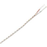 OMEGA EXGG-C-24-TCB-1000 G Type Thermocouple Duplex Extension Wire (1000 ft, ANSI, C, 1.27 x 2.03 mm, 24 AWG, Solid)