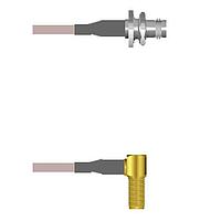 Amphenol Custom Cable Q-0A02S000H024i RF Cable Assemblies BNC-SJB/SMA-RJB G142 24I