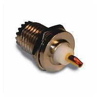 Amphenol RF 182114 Connectors MINI UHF S CRIMP JCK BLKHD, SOLDER CUP