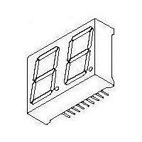 Lumex LDD-C813RI Numeric Display .8" Dual Num Yellow
