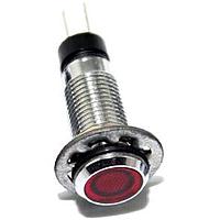 Mallory Sonalert FL1M-8FJ-2-R24V Indicators LED RED 8MM NUT 24VAC/DC UL