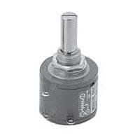 Nidec Components M22L10-000-202 Long Life Potentiometer 3600 degree electrical angle, 2 W, 2 kOhm resistance, sensing multiturn wirewound, .2% linearity, 22mm diameter, solder lug terminals